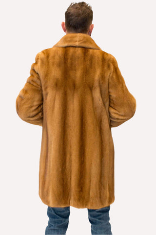 Men's whisky Female Mink Fur Stroller.