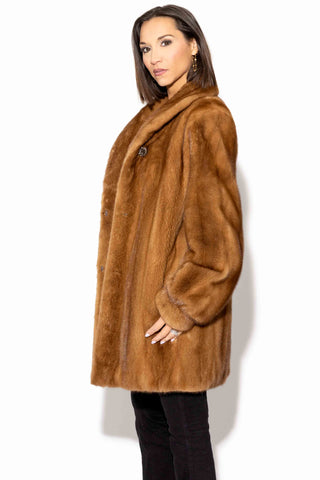 whisky female mink fur stroller