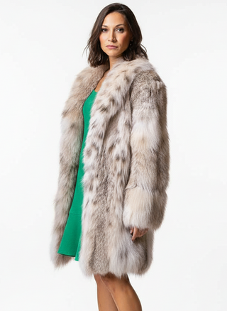 Canadian Lynx Fur Stroller