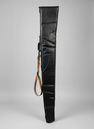 Leather Gun Case with Shell Carrying Bag.
