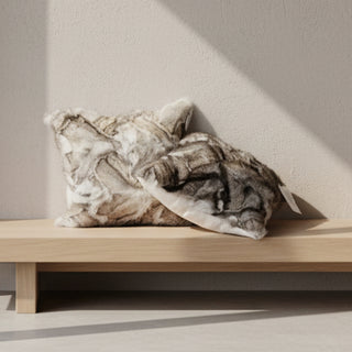 fox fur pillows