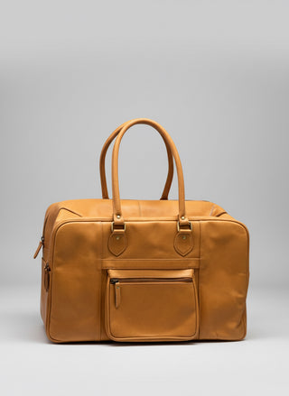 Leather Weekend Bag.