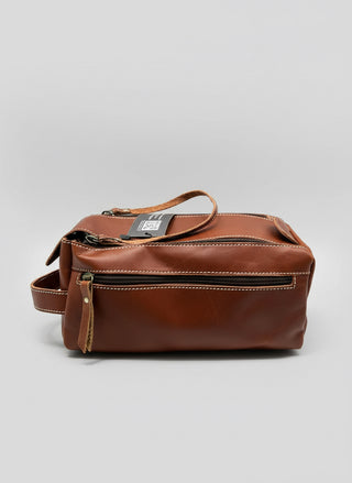 Leather Dopp Kit.