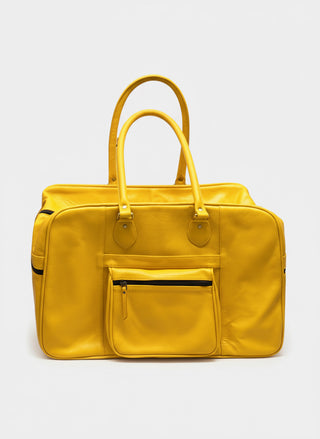 Leather Weekend Bag.