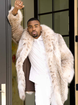 Men's Lynx Fur Stroller.
