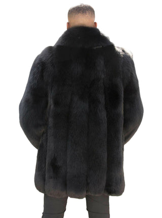 Men's Full Skin Fox Fur Stroller.