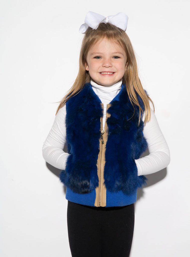 children's fur vest