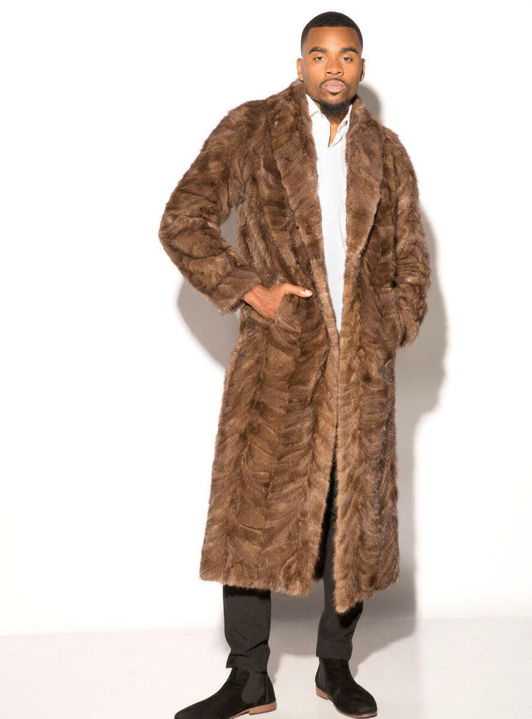 men's mink fur coat