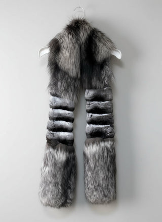 Custom Chinchilla Fur & Fox Fur Fling.