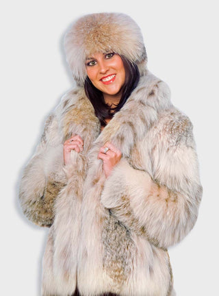 Canadian Lynx Fur Headband.