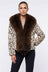 Beige and Ranch Animal Print with Brown Fox