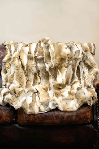 Rabbit Fur Blanket