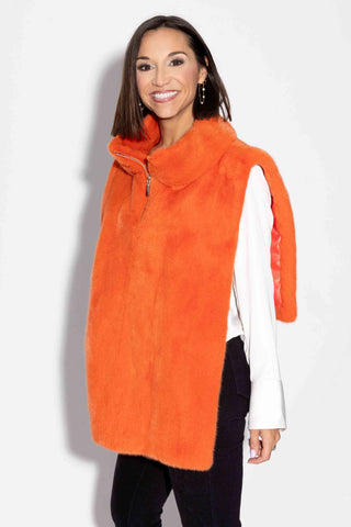 Mink Fur Vest Pullover 