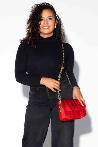 Mink Fur Purse