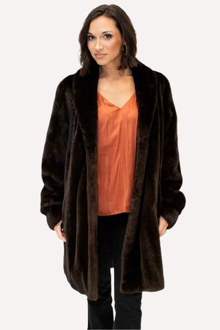 Female Mink Fur Stroller with Swing.