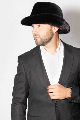 men's ranch mink fur hat