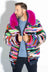 Pink Multicolor with Navy