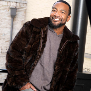men's mahogany sectioned mink fur bomber jacket