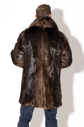 men's beaver fur stroller