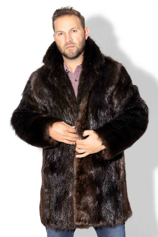 men's beaver fur stroller