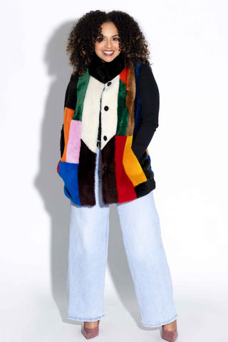 Reversible Shearling Sheepskin Vest