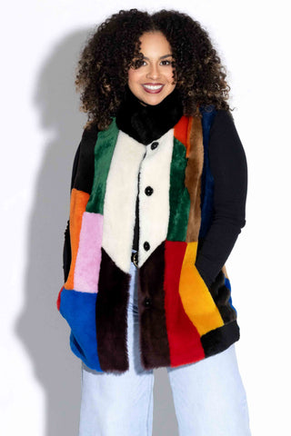 Reversible Shearling Sheepskin Vest
