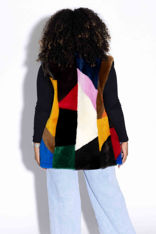 Reversible Shearling Sheepskin Vest