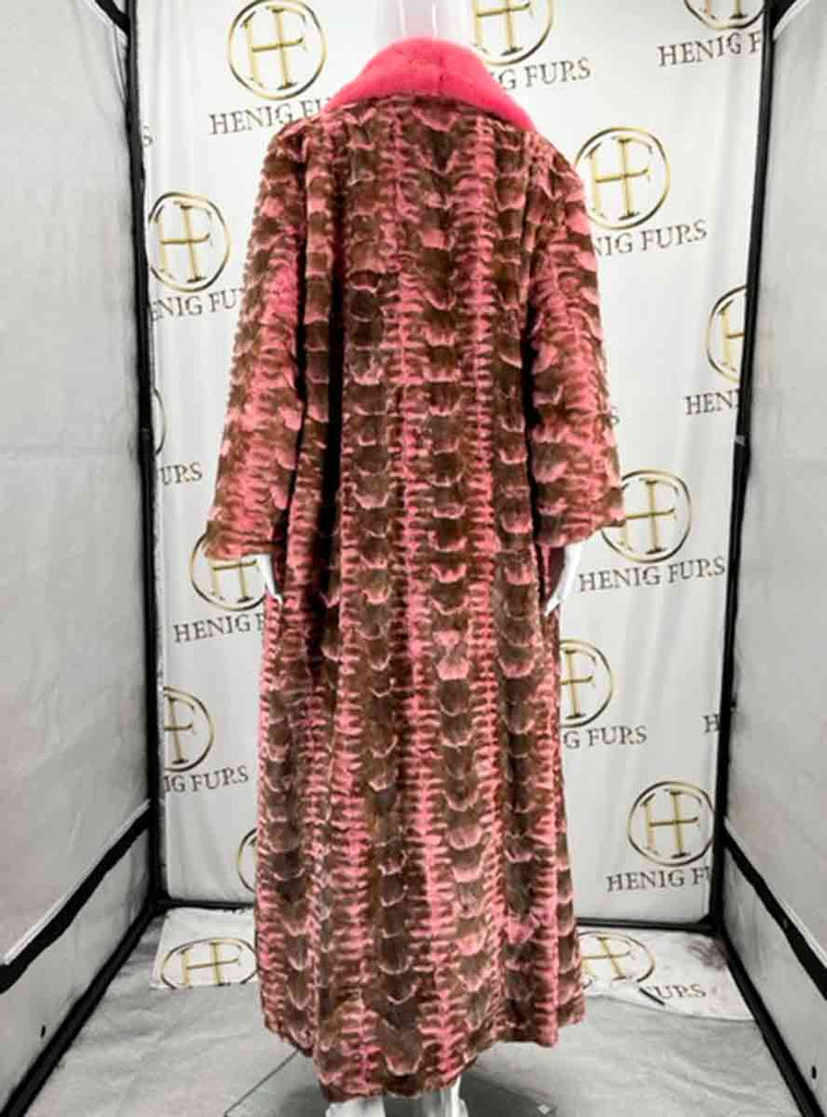 pink mink coat