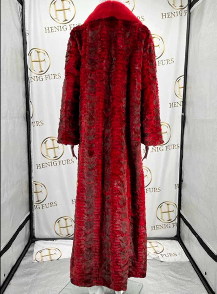 red mink coat