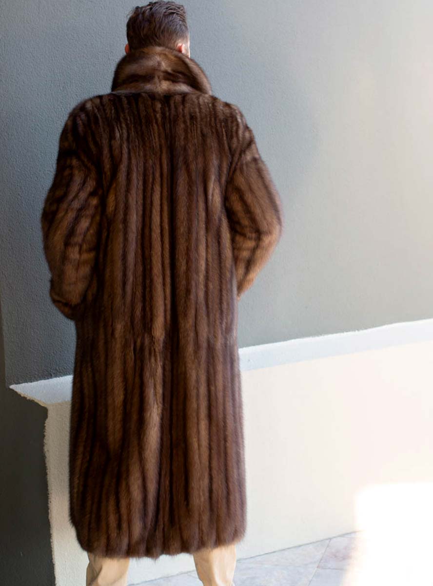 Men s Russian Sable Fur Coat Henig Furs