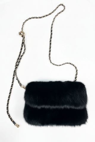 ranch mink fur purse
