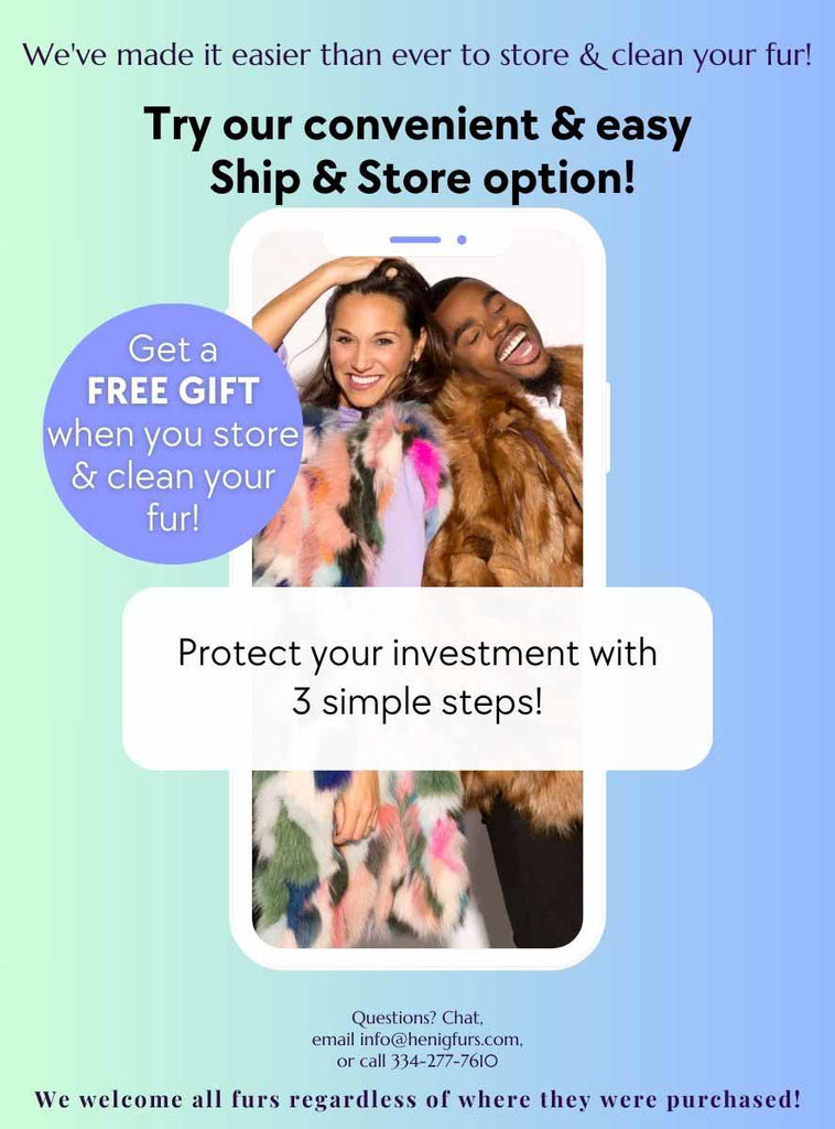 Ship & Store Fur Storage & Cleaning Henig Furs
