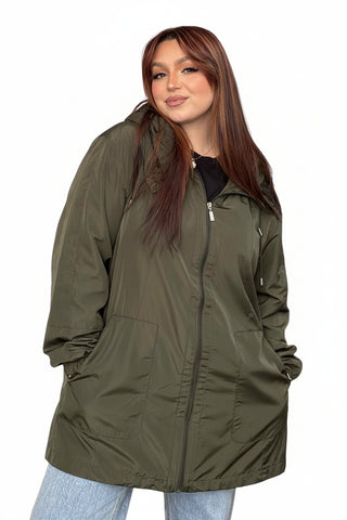 Olive - Spring Rain Jacket