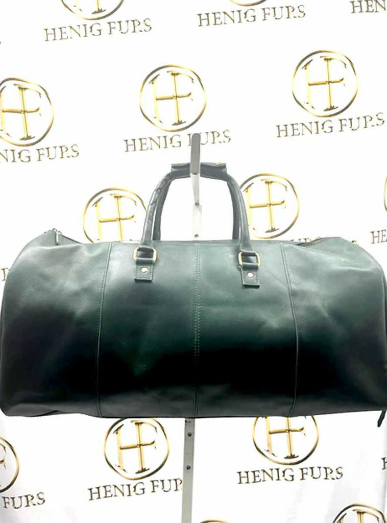 Green Leather Duffel Bag