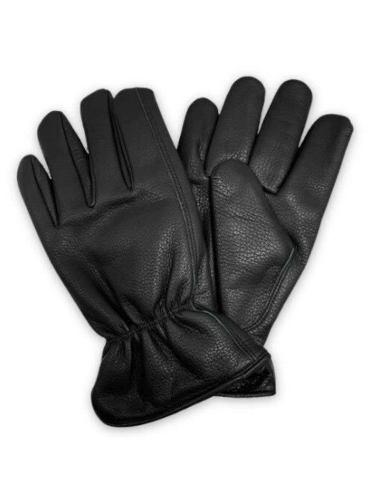 black buffalo leather gloves