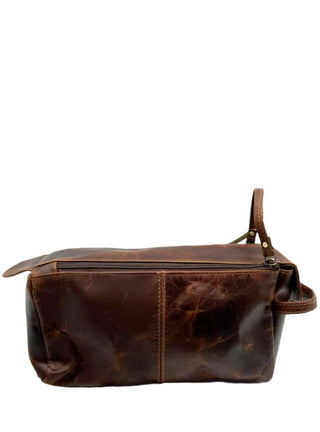 Leather Dopp Kit.
