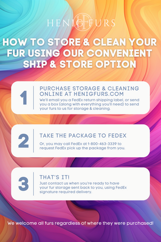 how to store & clean your fur using ship & store