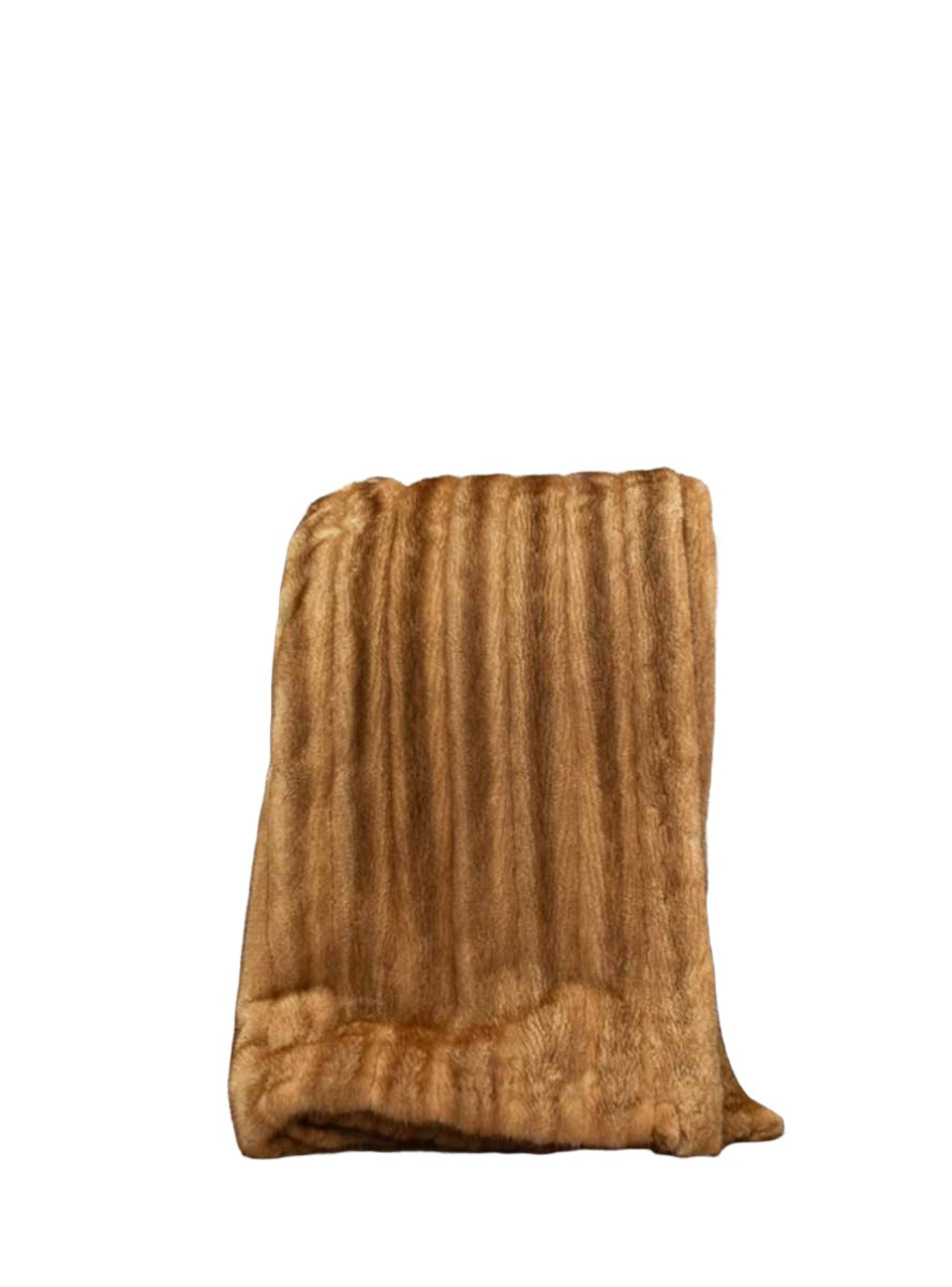 Full Skin Mink Fur Blanket