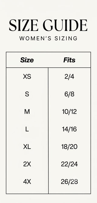 women's size chart