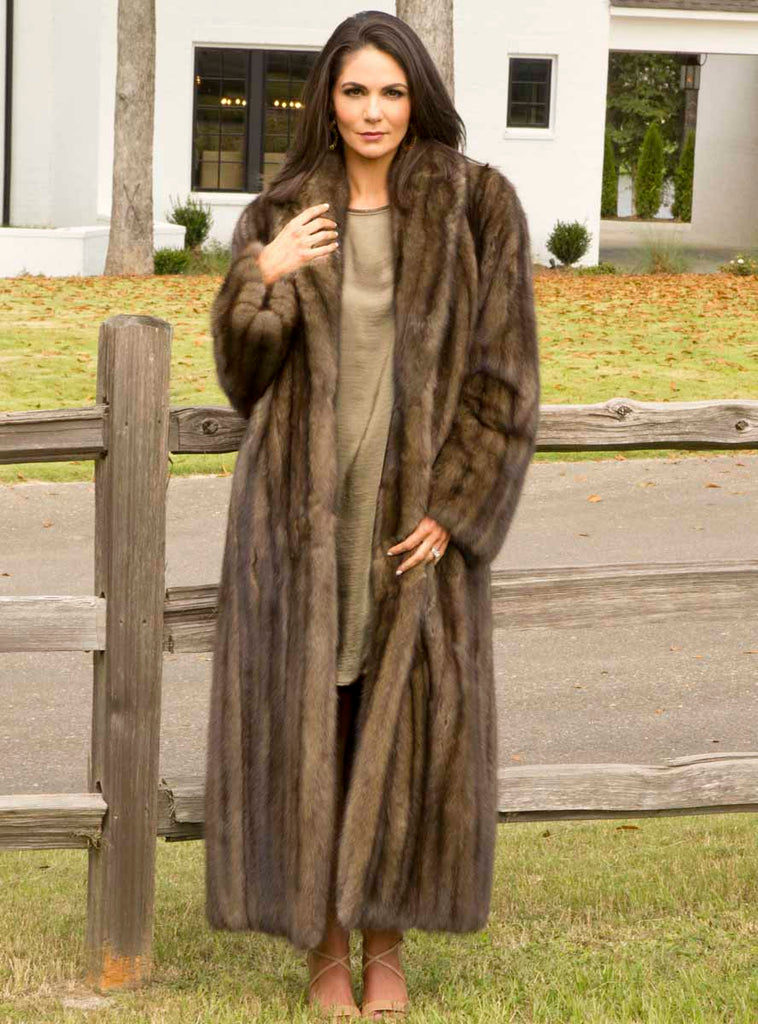 Russian sable fur coat