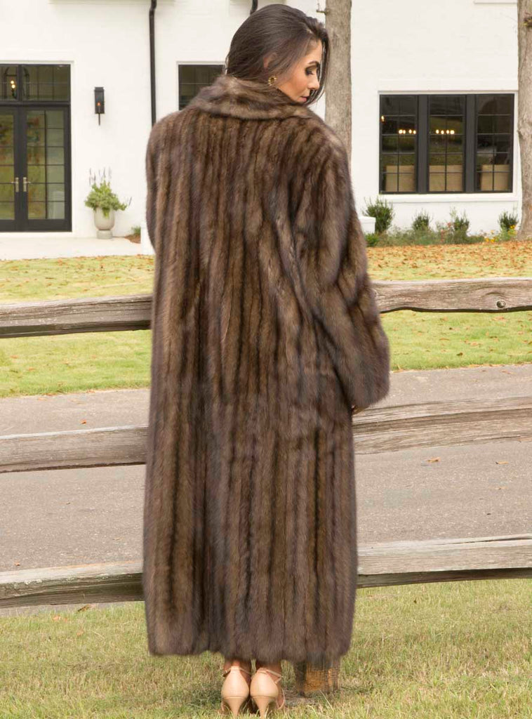 Russian sable fur coat