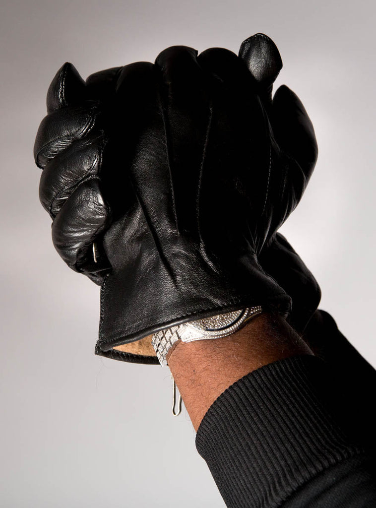 men's lamb leather gloves