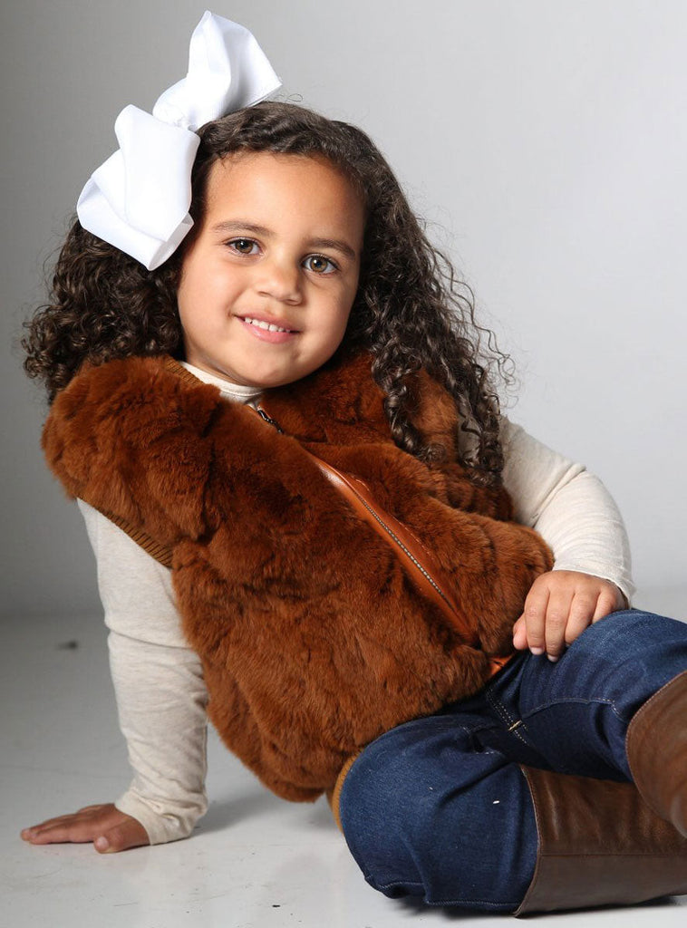 children's fur vest