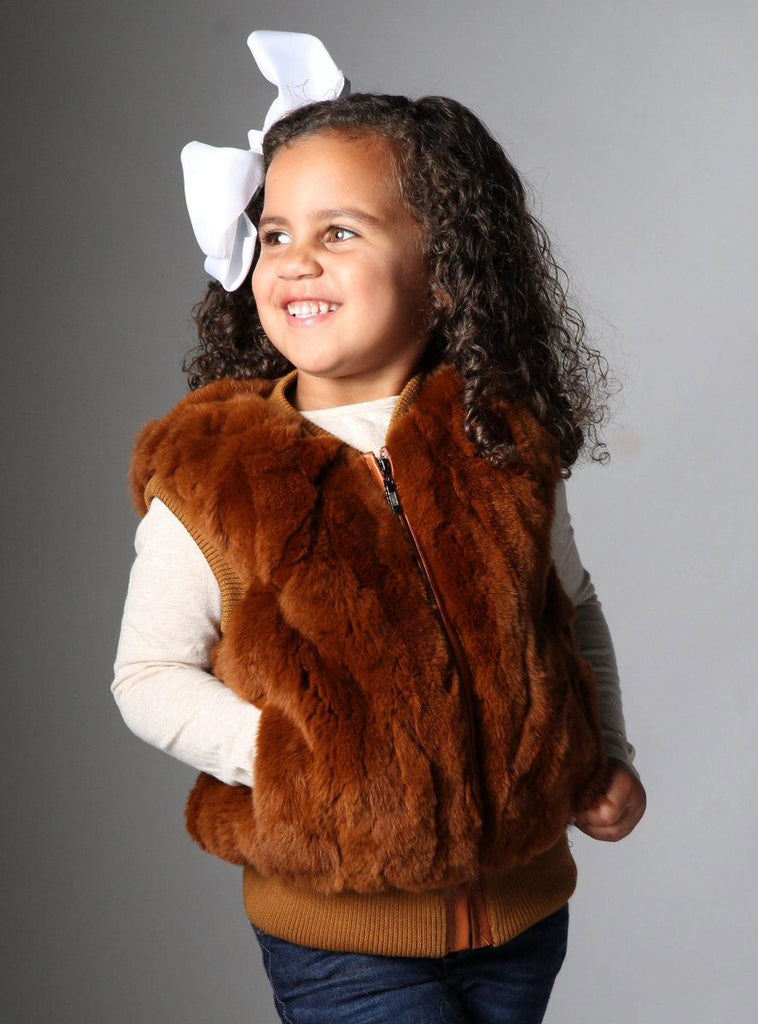 children's fur vest