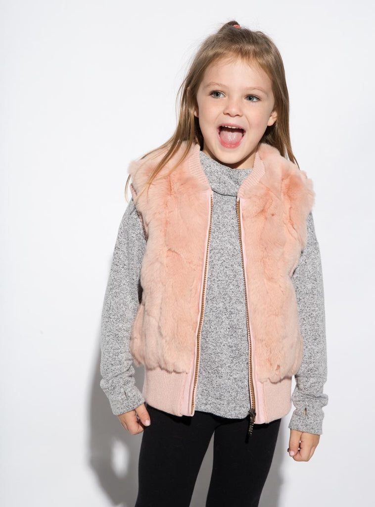children's fur vest