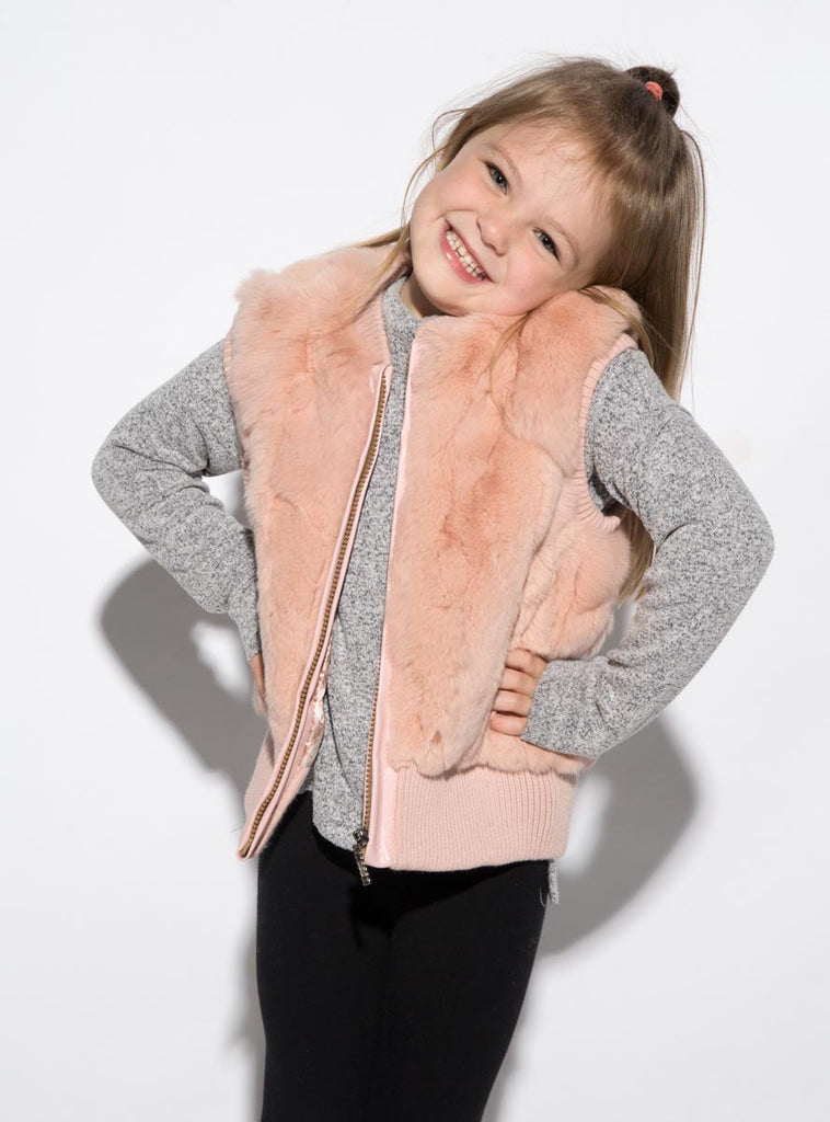 children's fur vest