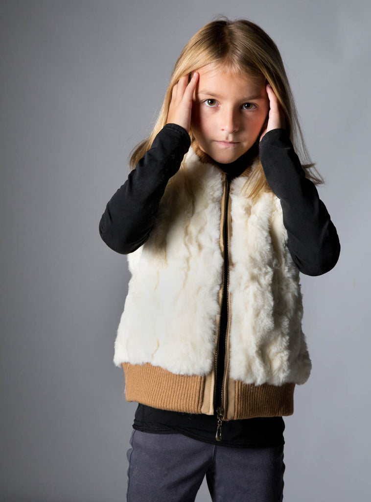 children's fur vest
