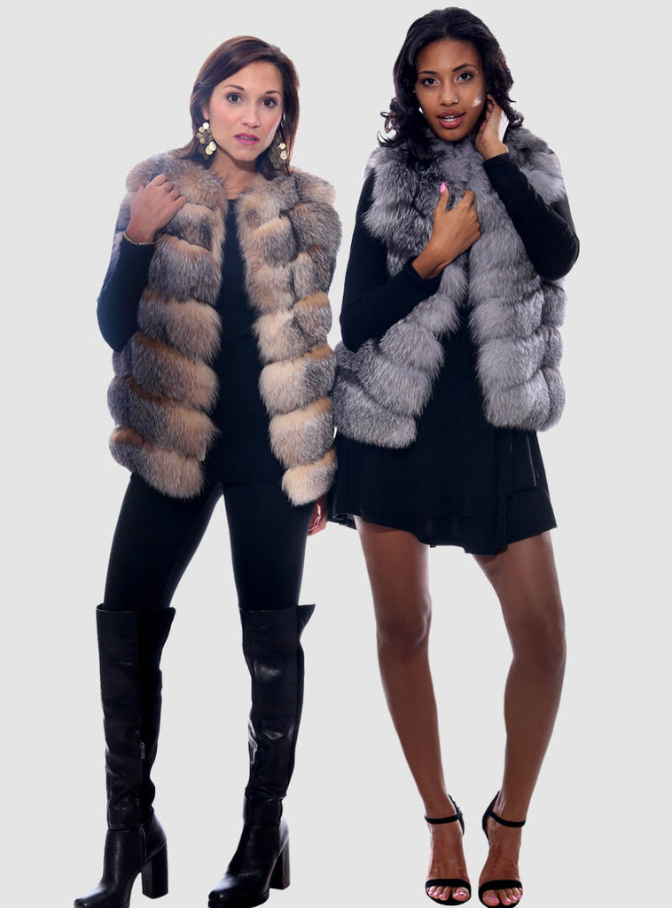 Silver Fox Fur Vest