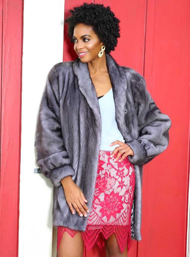 women's mink fur jacket