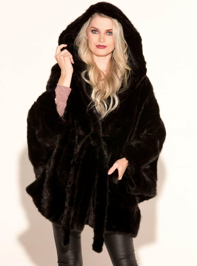 ranch mink fur cape